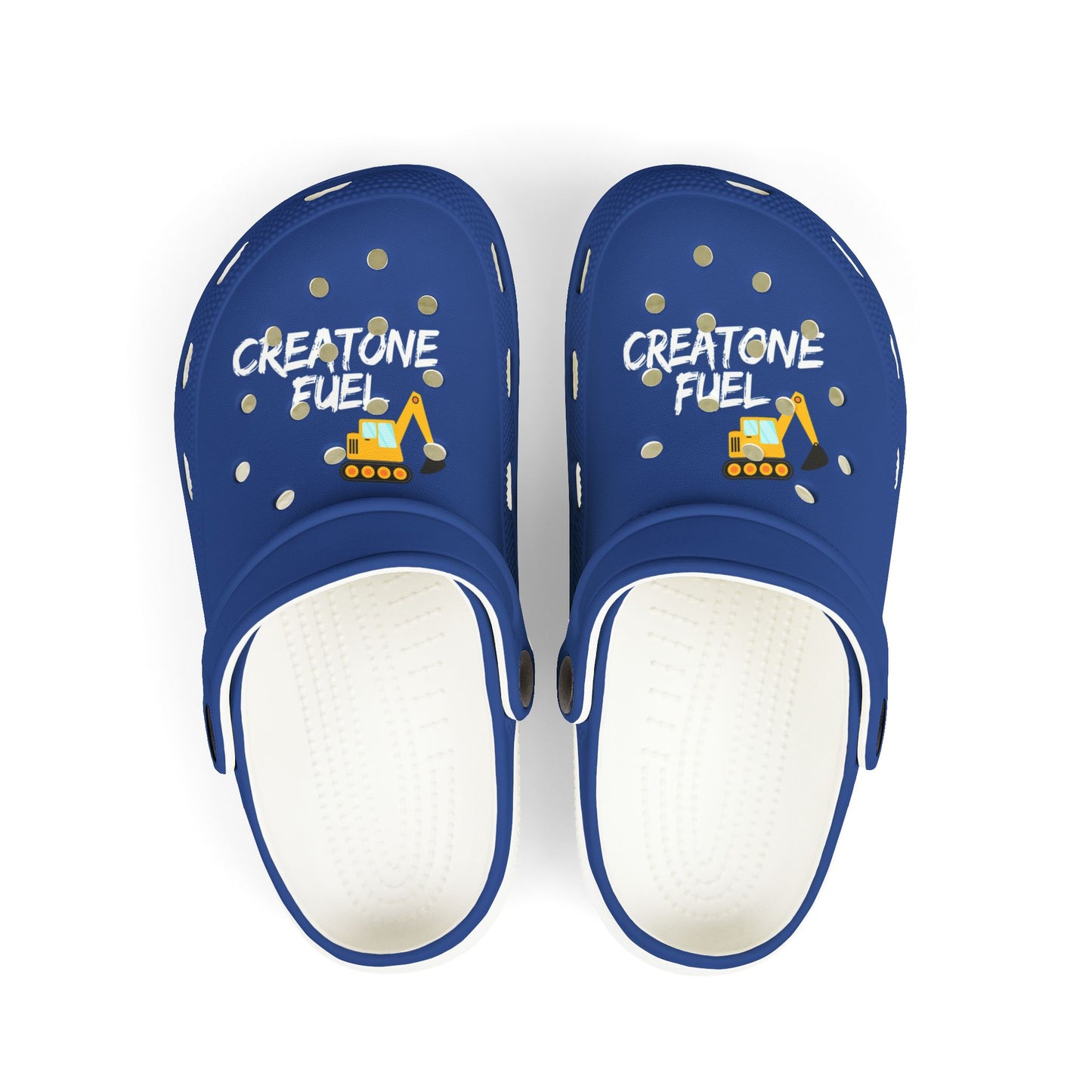 Kids' EVA Foam Clogs - 'CreaTone Fuel' Construction Theme