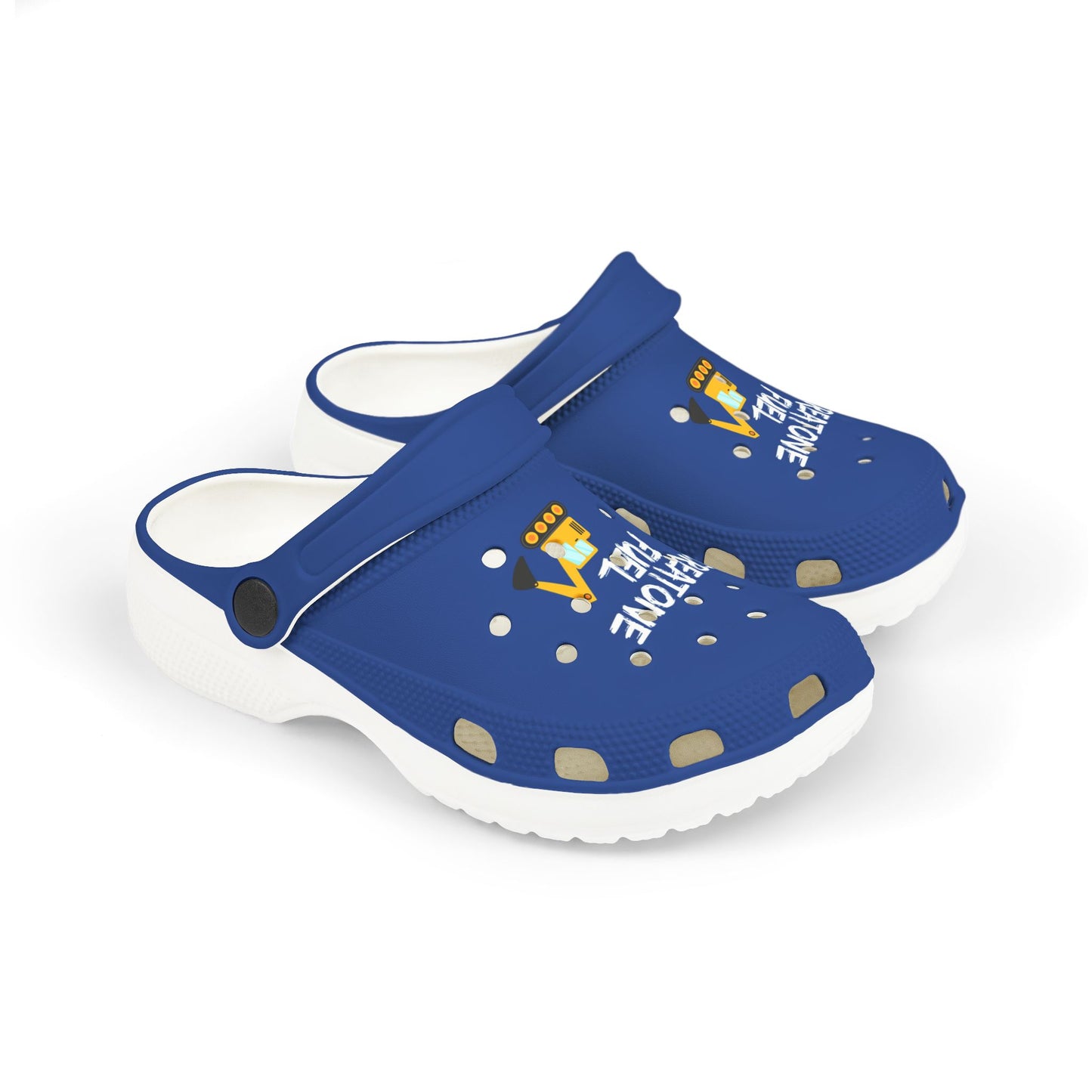 Kids' EVA Foam Clogs - 'CreaTone Fuel' Construction Theme