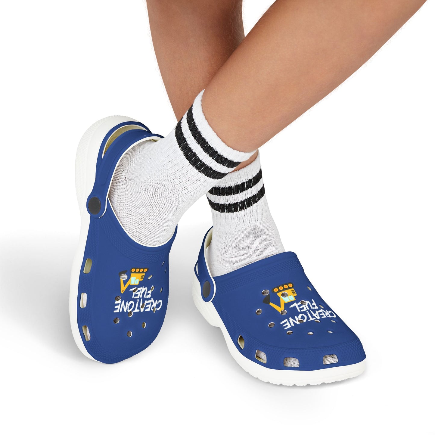 Kids' EVA Foam Clogs - 'CreaTone Fuel' Construction Theme