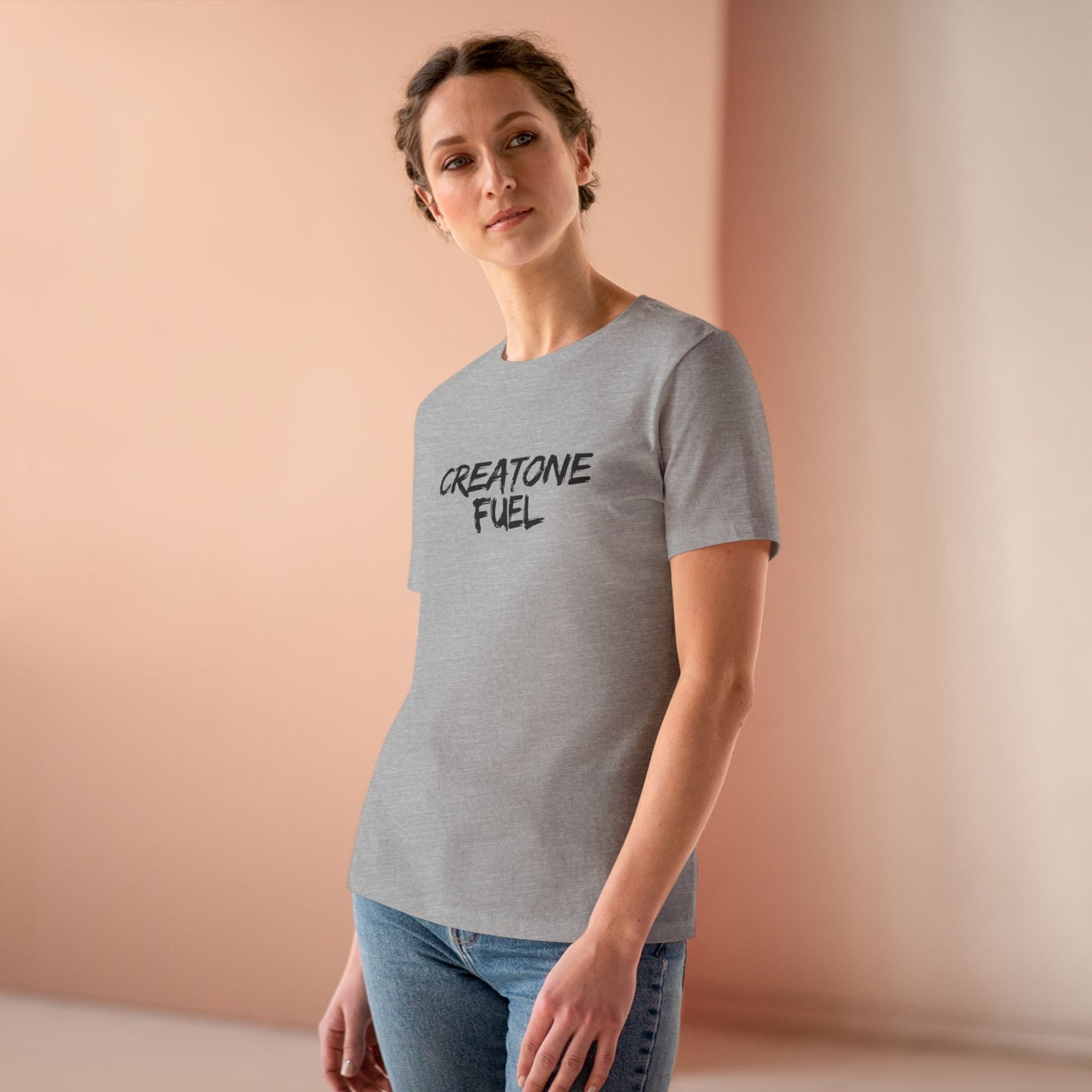 Motivational Women's Cotton Tee - Creatone Fuel