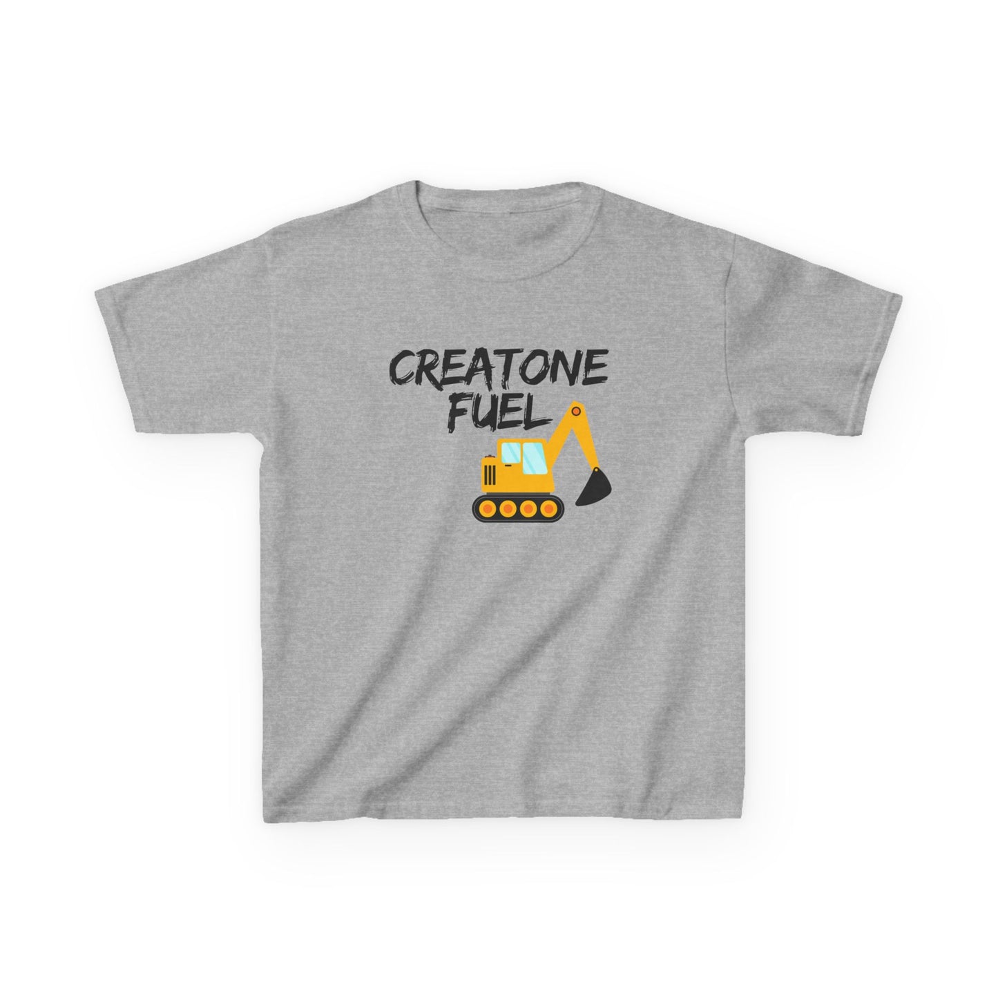 Kids Construction Themed Tee - ‘Creatone Fuel’