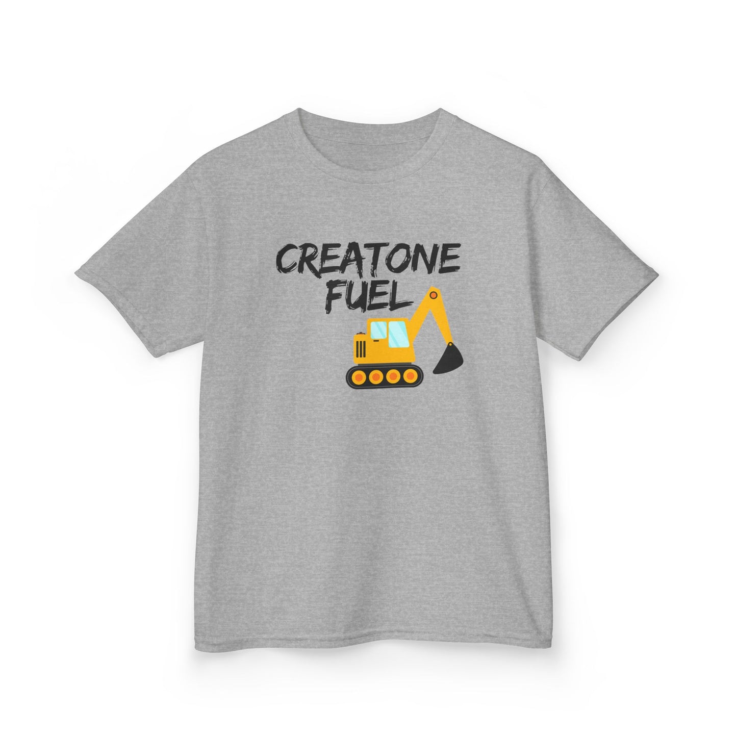 Kids Construction Themed Tee - ‘Creatone Fuel’