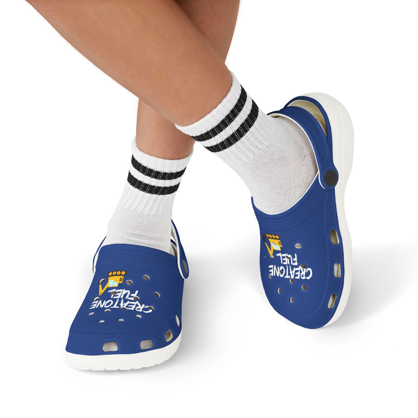 Kids' EVA Foam Clogs - 'CreaTone Fuel' Construction Theme