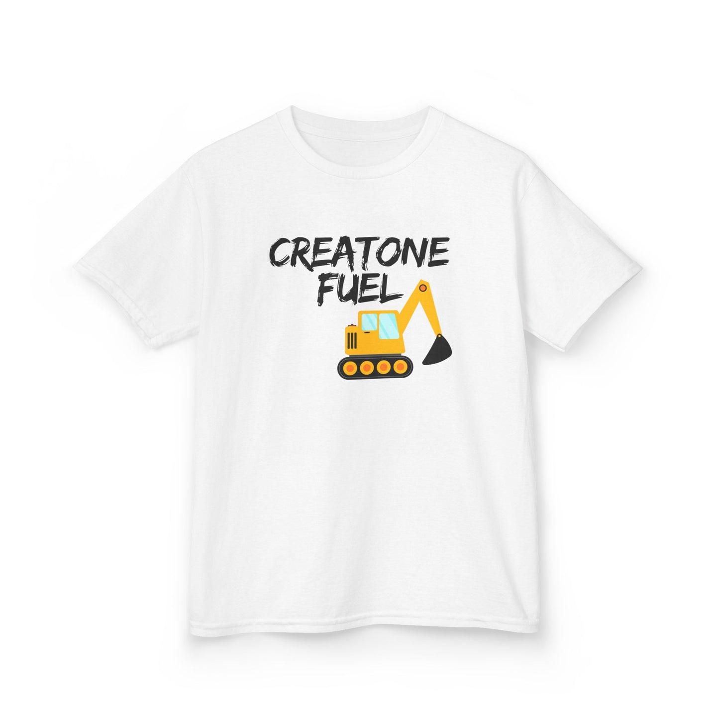 Kids Construction Themed Tee - ‘Creatone Fuel’